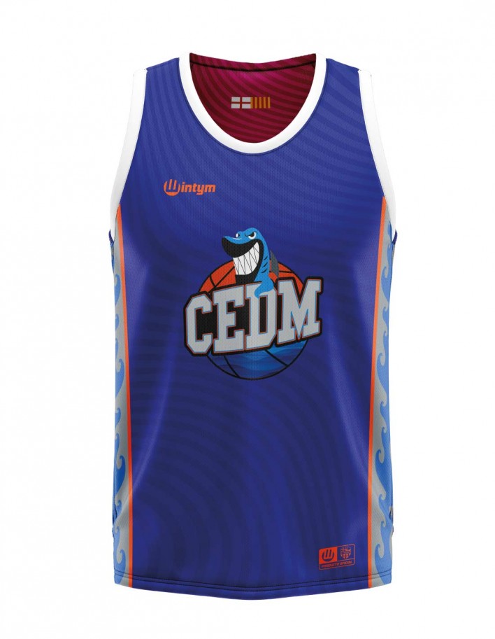 C.E. Diagonal Mar - Camiseta de entrenamiento reversible