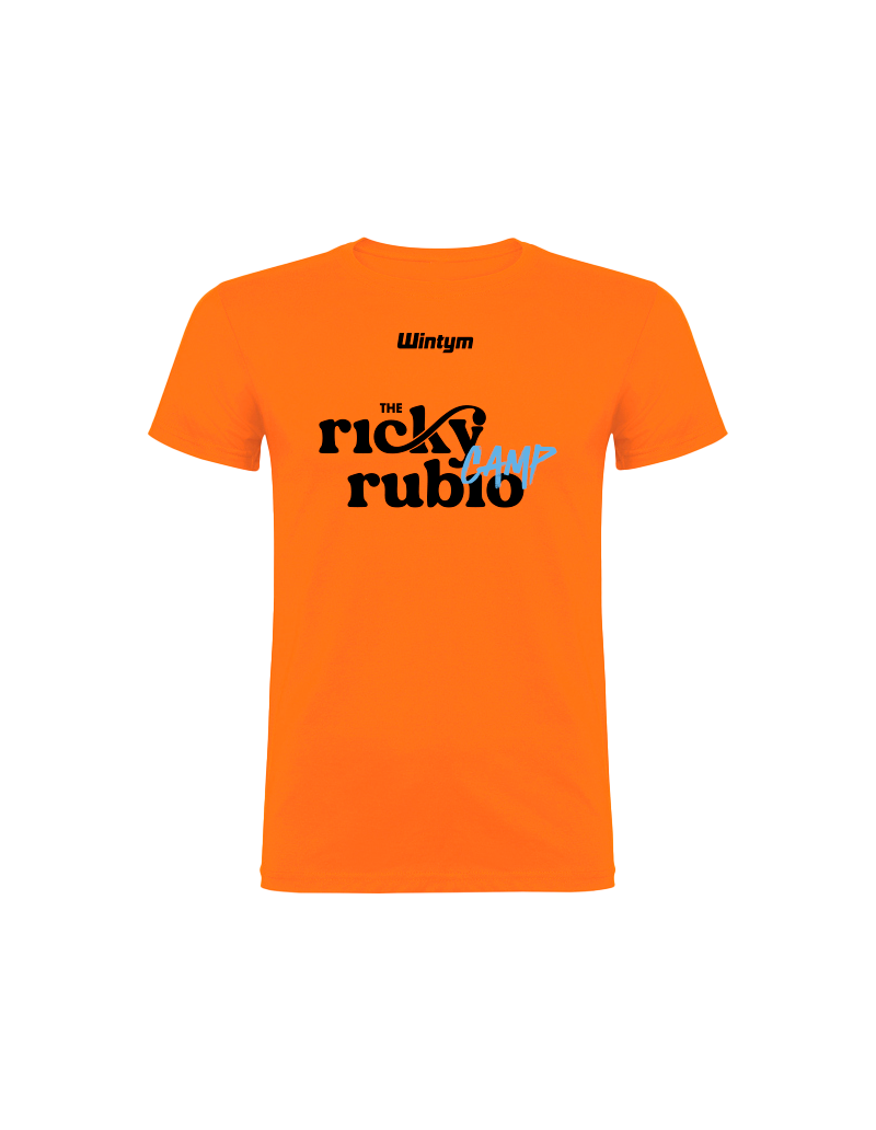 RICKY RUBIO- Samarreta cotó CAMPUS TARONJA