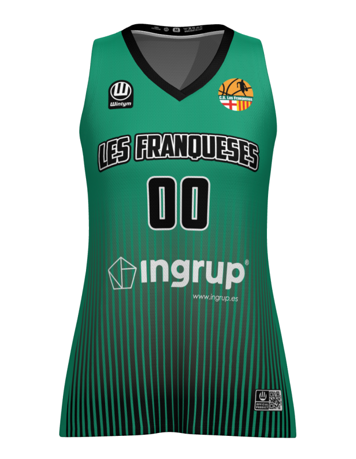 LES FRANQUESES – FEMALE GAME SHIRT HOME KIT (from junior to senior)