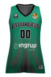 LES FRANQUESES – CAMISETA DE JUEGO FEMENINA 1ª EQUIPACION (de júnior a sénior)