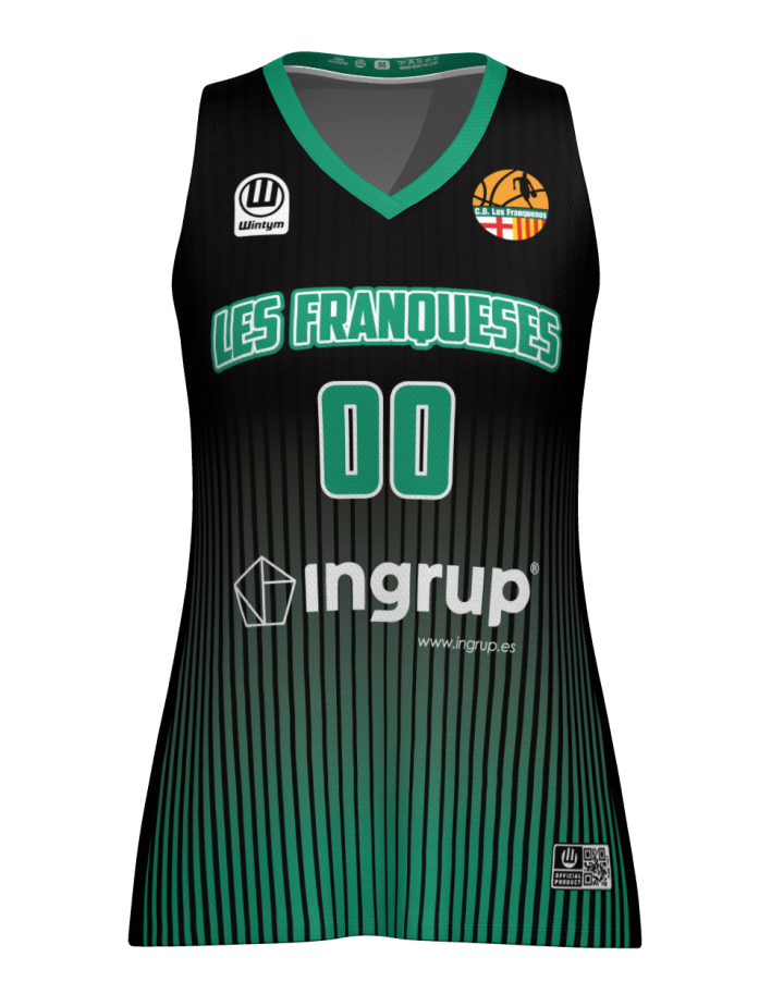 LES FRANQUESES – WOMEN'S GAME AWAY JERSEY (from junior to senior)