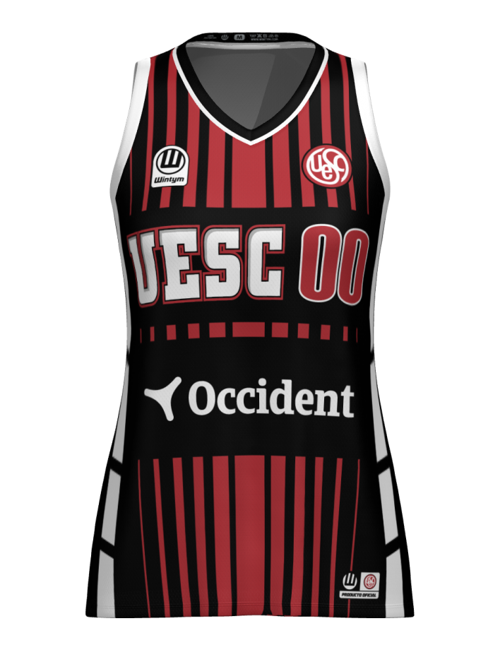 C.B UESC - 100% sublimated women's game shirt 1st kit