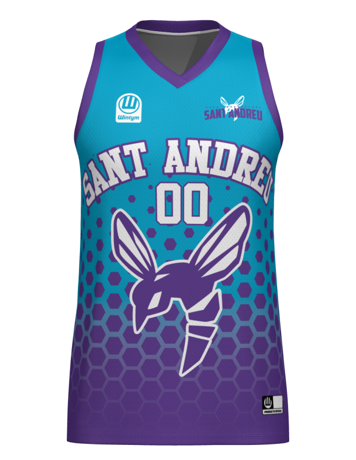 Club Basquetbol Sant Andreu - 1ª Camiseta equipación masculina - men's 2nd kit game shirt