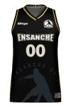 C.B. Ensanche de Vallecas - Samarreta Opcional Equipació Senzilla Negra