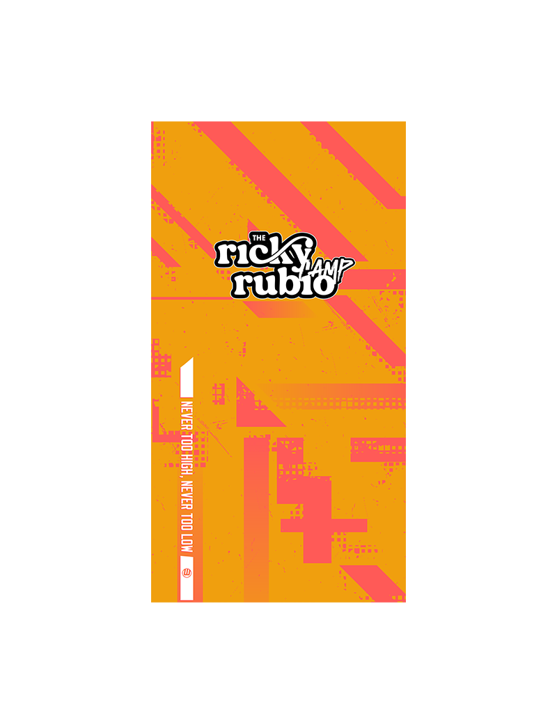 RICKY RUBIO - Orange Terry Towel 140x70