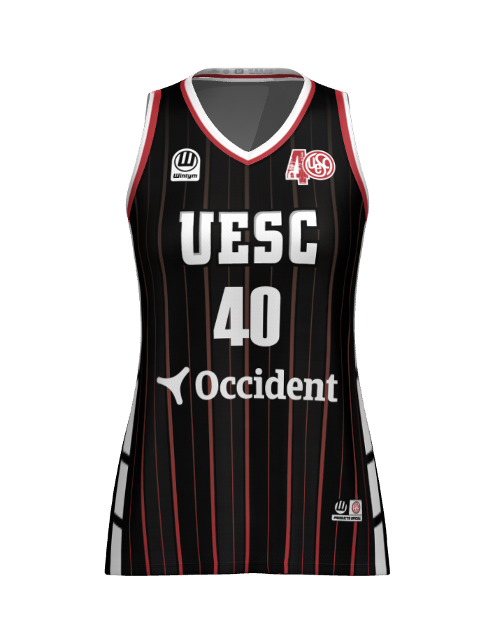 C.B UESC - 100% sublimated women's game shirt 1st kit
