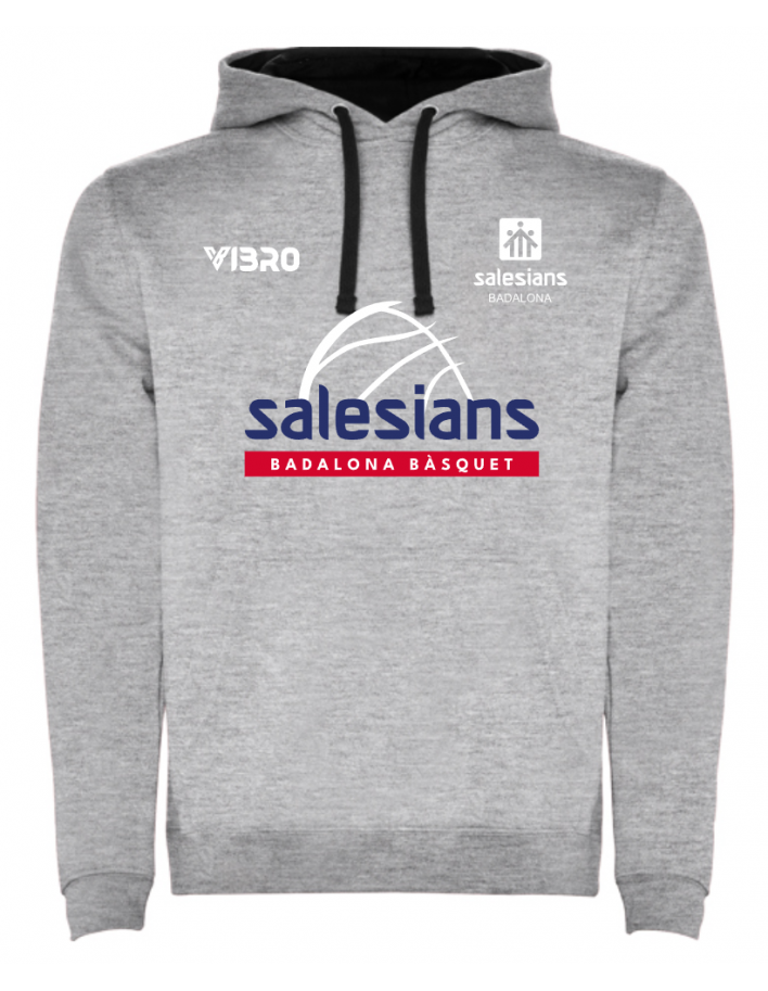 SALESIANS BADALONA - Grey Cotton Hoodie