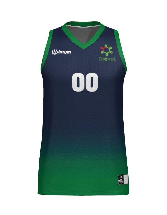 Escola Grèvol - Camiseta de juego baloncesto