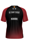 TENIS TAULA UESC SANT CUGAT - Samarreta equipación Masc 2A NEGRA SANT CUGAT CREIX