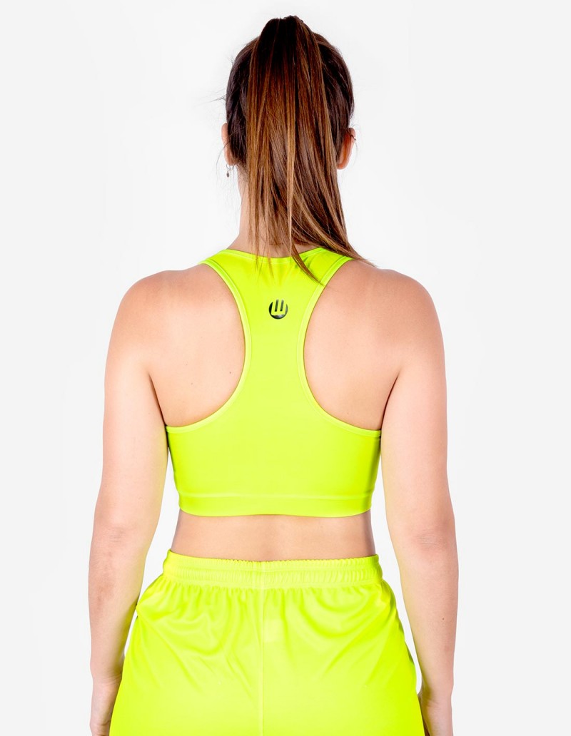 Lacoste Women's Sport Ultra-Dry Recycled Polyester Sports Bra Lima