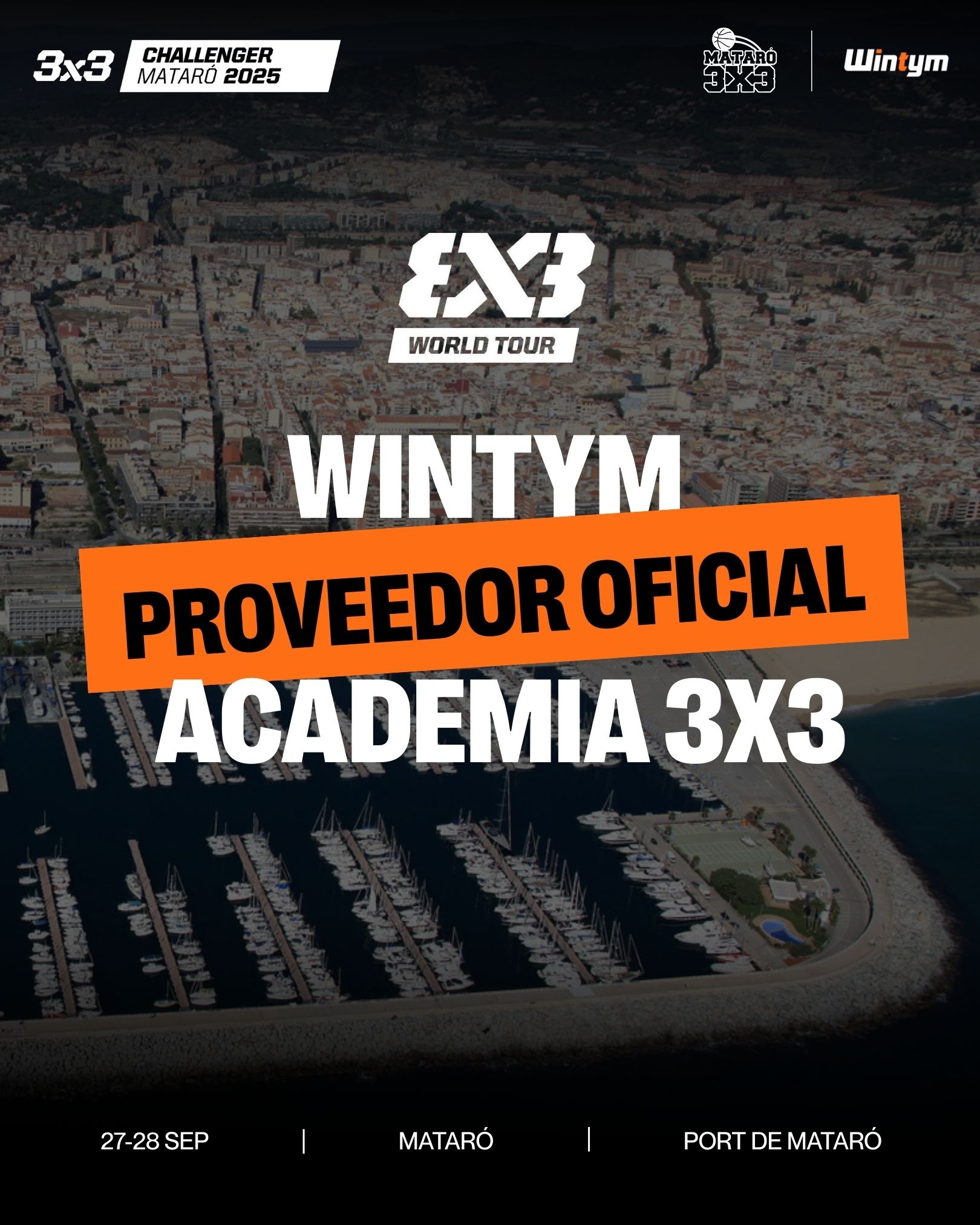 Wintym estará presente en el FIBA 3x3 Challenger de Mataró